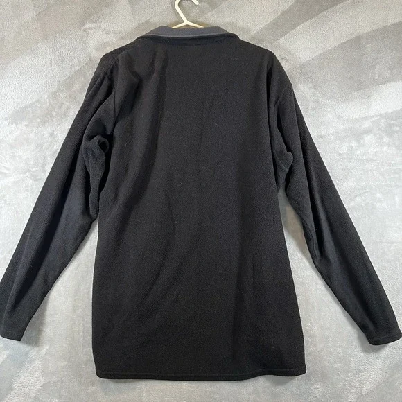 Patagonia Capilene Fleece Pullover 1/4 Zip Mens Large Black Expedition - Picture 3 of 9